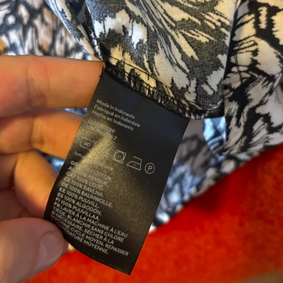 H&M black and white cotton halterneck dress NWT - Picture 10 of 11